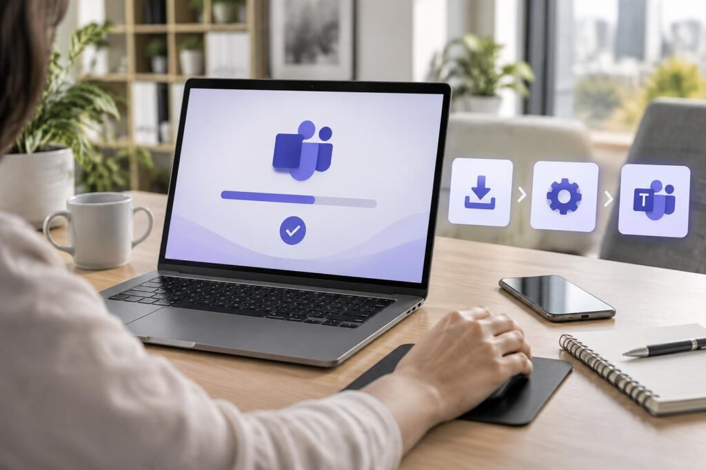 Installer Microsoft Teams : la manipulation pas à pas